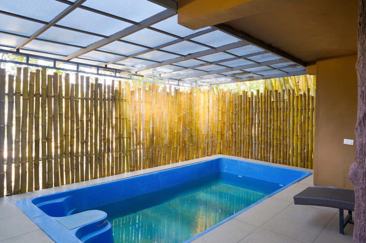 Private Pool Villa Suite bamboo-enclosed pool